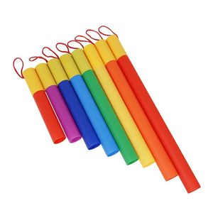 Tubos de Sonido Orff Rainbow de 8 Tonos, Instrumento de Percusión, Tubos de Campana de Sonido Alto y Bajo - Product Image 4
