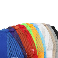 Gorra de béisbol clásica de malla frontal de algodón con ala curva de 6 paneles, gorra de camionero con bordado 3D de alta calidad personalizada