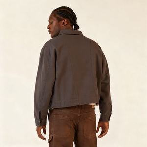 Custom Mens High Quality Work Wear <strong>Jacket</strong> Turn-Down Windbreaker <strong>Colar</strong> Color Contrast Style Hiphop Cargo <strong>Jackets</strong> - Product Image 3