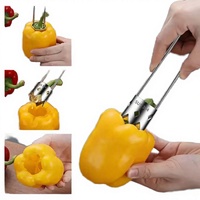 ABK IMPEX Handmatige RVS Multifunctionele Appelsnijder, -ontpitter en -schiller voor fruit en groenten, eenvoudig schoon te maken, alleen handwas, voor thuisgebruik