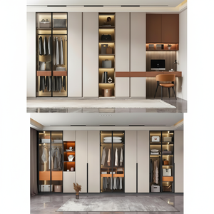 Vendeurs de meubles en gros modernes Organisateur de placard Armoire de chambre à coucher peu encombrante Armoire de rangement Chambre à coucher principale simple - Product Image 1