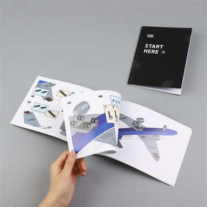 Libro di istruzioni per il prodotto con profilo aziendale piegato in carta istruzioni per il prodotto manuale con volantino personalizzato - Product Image 2