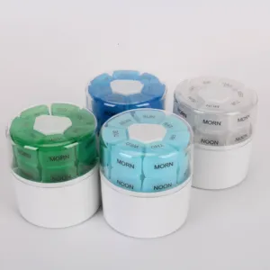 プラスチック製の薬箱プラスチック製の収納ボックスパーソナリティジュエリーボックスパーソナリティデザインキャニスタータイプ28ラティス