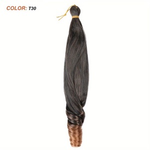 Capelli Sintetici Lisci e Ondulati per Trecce, Extension per Capelli Ricci a Spirale Stile Francese - Product Image 3