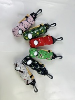 Pochette pour accessoires de sac de golf en néoprène avec porte-t-shirt porte-clés clip de ceinture et crochet-Cadeaux de golf