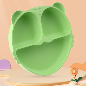 Plato de Silicona para Bebés con 3 Divisiones, Antideslizante, Seguro para Niños Pequeños, Libre de BPA y Ecológico - Product Image 3