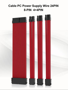 Kit de Extensión de Cables de Alimentación 24p/4+4p/6+2p, Cables PSU Personalizados con Funda, 18AWG - Product Image 2