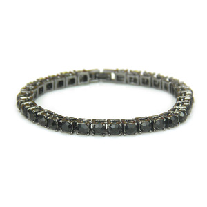 2026 New Innovation Unique Geometric Design Rhinestones Alloy Chain <b>Bracelet</b> Hiphop Style Men's <b>Bracelets</b> Trendy Jewelry - Product Image 5
