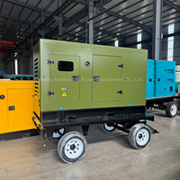 Générateur diesel mobile sur remorque 120 kW 150 kVA 380 V triphasé 60 Hz silencieux avec ATS