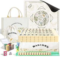 Accessoire de jeu de Mahjong polyvalent, Kit complet tout-en-un, Portable, résistant à l'eau, durable, pour les joueurs débutants et expérimentés, au quotidien