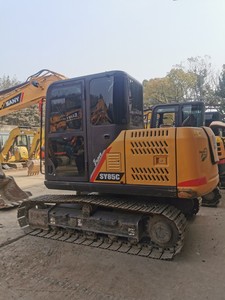 รถขุดตีนตะขาบขนาดเล็ก SANY SY85C รุ่นดั้งเดิม ประหยัดน้ำมัน พร้อมใบมีดดันดินด้านหน้า สำหรับงานวิศวกรรมโยธา - Product Image 1