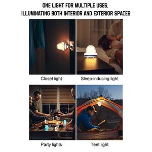 Lampe de camping portable rechargeable à LED moderne pour extérieur, en verre, lumière douce, chaude et colorée, pour vente en gros - Product Image 5