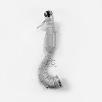 Tuberías de Escape de Alta Calidad sin CEL, de Acero Inoxidable 304, para Mercedes-Benz A45 CLA45 GLA45 W176 2014-2018, Libera la Potencia del Turbo