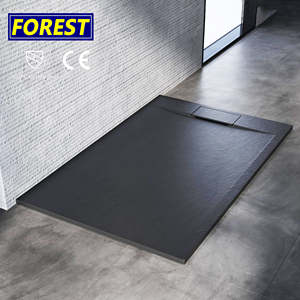 Bandeja <span class=keywords><strong>de</strong></span> resina <span class=keywords><strong>de</strong></span> superficie sólida SMC acrílica extraplana, Base <span class=keywords><strong>de</strong></span> baño <span class=keywords><strong>de</strong></span> piedra Artificial cuadrada para cabina <span class=keywords><strong>de</strong></span> <span class=keywords><strong>ducha</strong></span> <span class=keywords><strong>de</strong></span> Hotel, certificado Cupc - Product Image 1