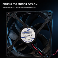 Ventilateur axial DC 9220 9,2 cm 12V 24V 92x92x20mm silencieux à moteur sans balais pour serveur vidéo et PC industriel
