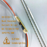 CC-0133-1 Placa Universal de Aluminio para LED de Corriente Constante, Tira de Luz Cortable de 15-27 Pulgadas, Controlador de Retroiluminación 2835LED, Convertidor Elevador de Voltaje