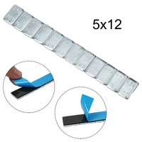Voitures enduites de zinc SUV camions équilibreurs de roue de moto bande bleue 5g 12 poids de roue d'équilibre adhésif
