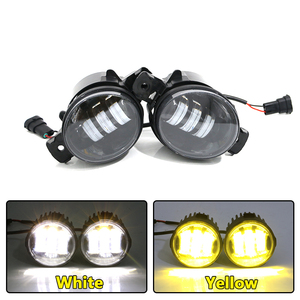 Nhà Máy Bán Hàng Trực Tiếp Cho Xe Nissan Phổ Đôi Ánh Sáng Nổi Bật Ống Kính Đèn Sương Mù LED Trắng Và Vàng Đôi Màu - Product Image 2