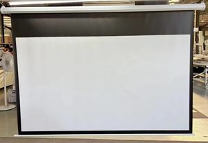 60 inch 4:3 Màn hình máy chiếu điện với điều khiển từ xa cơ giới chiếu rèm trong nhà Rạp chiếu phim tại nhà trường kinh doanh - Product Image 3