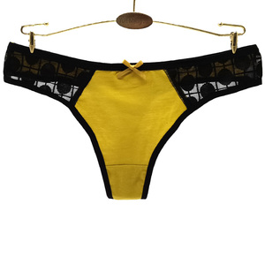 Yun Meng Ni Slip a Vita Bassa da Donna in Cotone, Perizoma, Mutandine, Biancheria Intima Femminile, Lingerie - Product Image 5