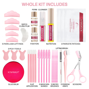 Kit <span class=keywords><strong>Iconsign</strong></span> 2 en 1 para <span class=keywords><strong>Lifting</strong></span> de <span class=keywords><strong>Pestañas</strong></span> y Laminación de Cejas, Kit de Permanente de <span class=keywords><strong>Pestañas</strong></span> de Acción Rápida - Product Image 3