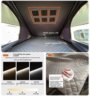 Neues Design Dreieckiges Hartschalen-Dachzelt Wasserdichtes Aluminium-Autodachzelt für 4x4 Offroad-Camping