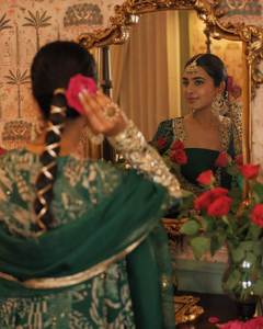 NEW Designer Party Wear Look 4 Pc Collection Fabric Heavy <b>Star</b> Georgette With Digital Prints Work Embroidery Codding Sequins - Product Image 6