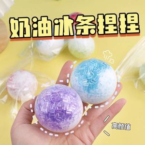ของเล่นบีบลดความเครียดรูปไอศกรีมคริสตัลแบบมีเสียง สำหรับเด็กอายุ 5 ปีขึ้นไป ทั้งเด็กชายและเด็กหญิง - Product Image 3