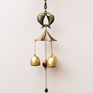 Carillons à vent en laiton Feng Shui pour la décoration de la maison - Product Image 3