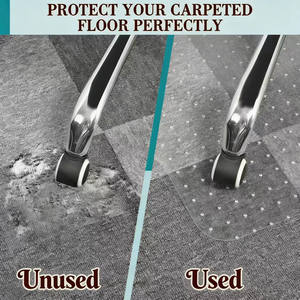 <span class=keywords><strong>Tapis</strong></span> <span class=keywords><strong>de</strong></span> sol antidérapant en PVC 36x48 pour <span class=keywords><strong>chaise</strong></span> <span class=keywords><strong>de</strong></span> <span class=keywords><strong>bureau</strong></span>, <span class=keywords><strong>tapis</strong></span> <span class=keywords><strong>de</strong></span> <span class=keywords><strong>bureau</strong></span> à poils mi-courts/bas, conception robuste à picots - Product Image 2