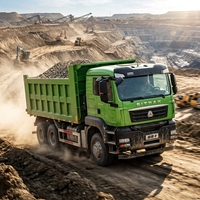 Оптовая продажа: Б/у карьерный самосвал Howo SITRAK Sinotruk, настраиваемый, 6x4, дизельный, тяжелый грузовик с двигателем Weichai, Евро-2, леворульный