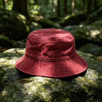 Sombrero de Pescador de Algodón Lavado al Ácido de Alta Calidad, Personalizable con Logotipo, Estilo Retro para Pesca y Caza al Aire Libre