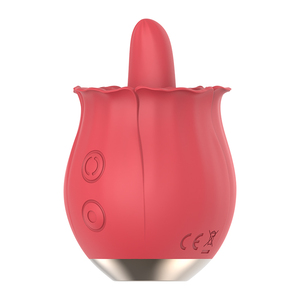 <strong>2026</strong> New Design Rose Clitoral Stimulator Swaying Tongue USB Rechargeable Silicone Vibrator Women OEM Custom Logo Adult <strong>Sex</strong> <strong>Toy</strong> 7 - Product Image 3