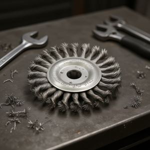 Cepillo Circular de Alambre de Acero de 22 mm, 9000 RPM, para Limpieza de Metales - Product Image 3