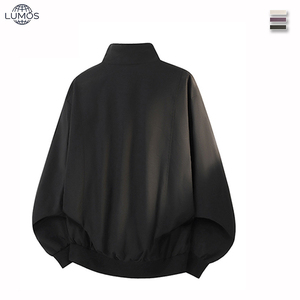 Chaqueta de Hombre con Cuello Alto, a Prueba de Viento, Elegante, Cómoda y Duradera para Exteriores, Estilo Urbano, de Buena Calidad y <span class=keywords><strong>Tallas</strong></span> <span class=keywords><strong>Grandes</strong></span> - Product Image 2