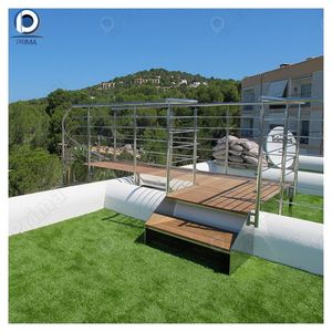 Optima Garde-corps en barre ronde galvanisée économique, approvisionnement direct d'usine, protection de sécurité pour les zones résidentielles, clôture d'usine - Product Image 5