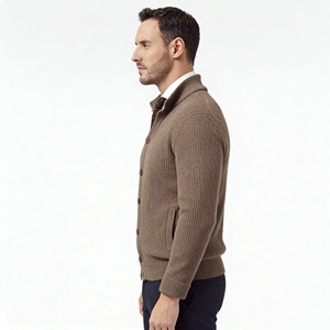 <span class=keywords><strong>Cappotto</strong></span> Cardigan da <span class=keywords><strong>Uomo</strong></span> Invernale alla Moda in Lana e Cachemire Vendita all'Ingrosso - Product Image 3