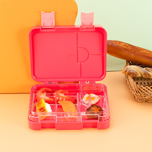 Bento 2022 Aohea Children Adult Custom Bento Girls School Kid Plastic Insulated Click To Go Lunch Boxes