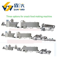 Machines extrudeuses de nourriture pour snacks de maïs soufflé mini pour les petites entreprises / machine à souffler le maïs, très vendues