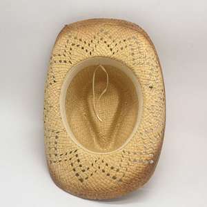 Groothandel Westerse Stijl <span class=keywords><strong>Mini</strong></span> Painting Jazz Stro Cowgirl <span class=keywords><strong>Cowboy</strong></span> Hoed Voor Visfeestjes Reizen - Product Image 6