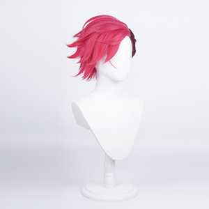 Parrucca Corta Bicolore per Adolescenti Vi Viola Cosplay da Arcane: League of Legends - Product Image 4