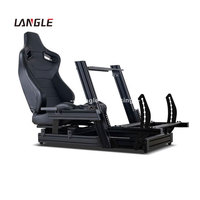 Bon simulateur de conduite directe Sim simulateur de vol Cockpit manette de vitesse à dégagement rapide volant simulateur de course de mouvement