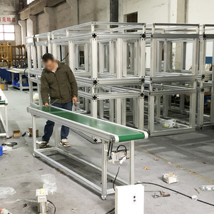 Customized Conveyor Line 800 Mm Pvc Belt Adjustable Speed Industrial Aluminum Profile Assembly Line - Product Image 4