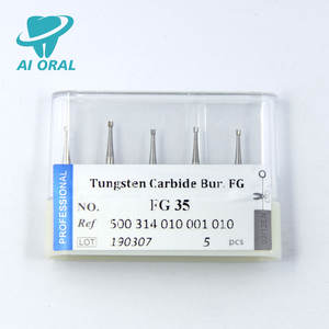 Ai-Oral FG Fresa Dentale Elettrica in Carburo di Tungsteno con Gambo da 1.6mm, Cono Invertito per Riduzione dello Smalto, per Clinici Dentistici - Product Image 3
