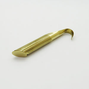 แท่งกรองชาสแตนเลสสีทองพร้อมตะขอสำหรับสมุนไพรและเครื่องเทศ - Product Image 5