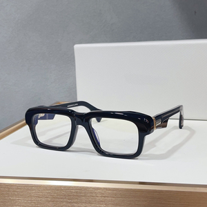 Gafas de Sol Unisex Rectangulares Gruesas de Lujo con Montura de Acetato, Lentes Transparentes UV400, Montura de Gafas Retro Moderna para Prescripción - Product Image 5