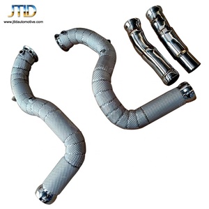 Downpipe en acier inoxydable haute performance pour Mercedes Benz AMG GT GTS GTR C190 R190 - Product Image 2