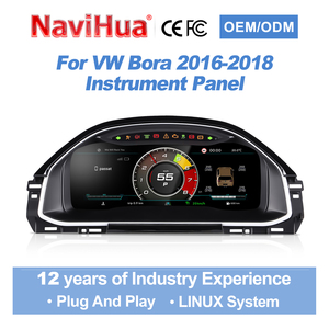 Panel de instrumentos digital NaviHua para VW Bora 2016-2018, sistema Linux, Plug and Play, velocímetro, pantalla LCD. - Product Image 1