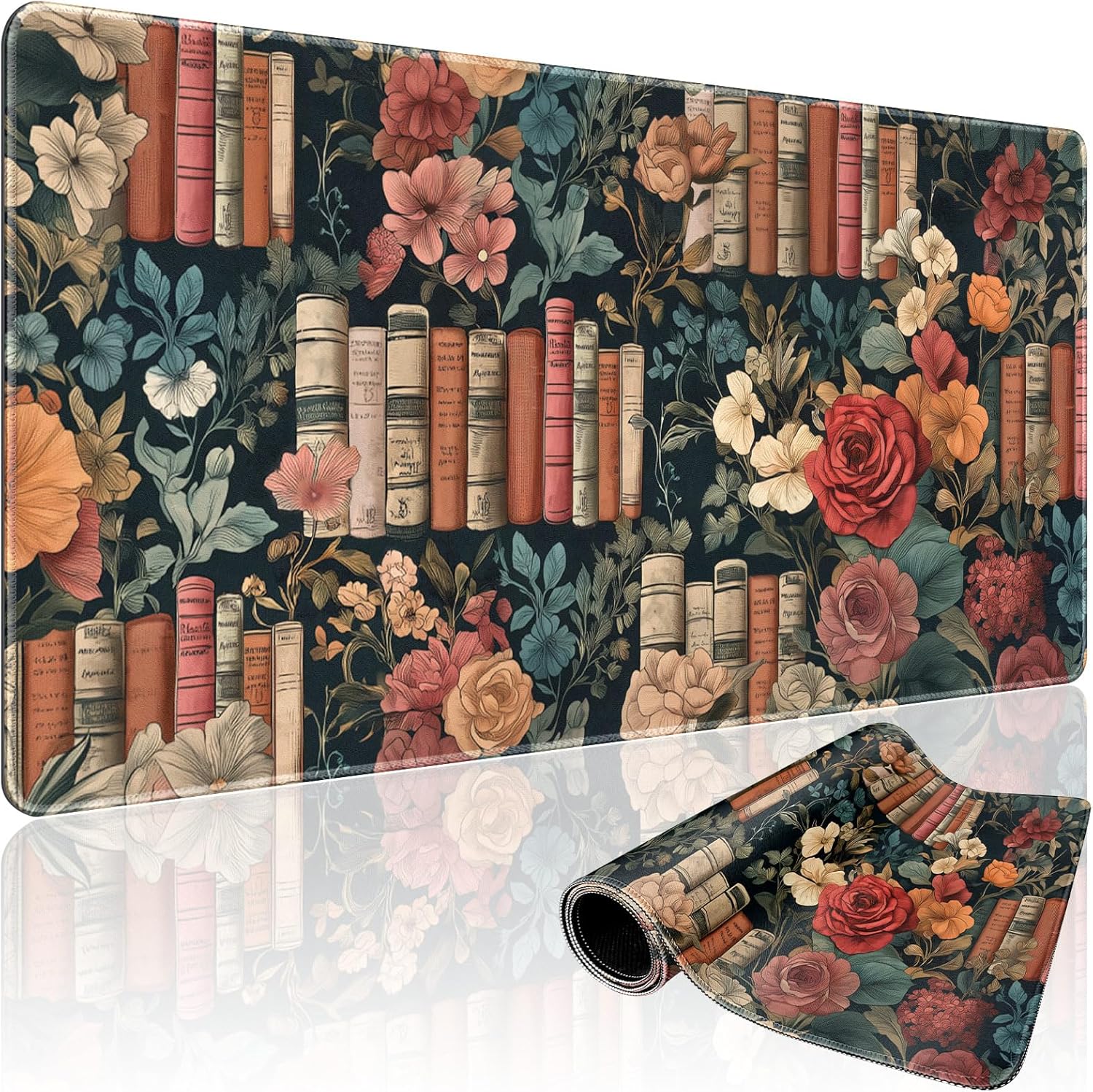 Livres et roses