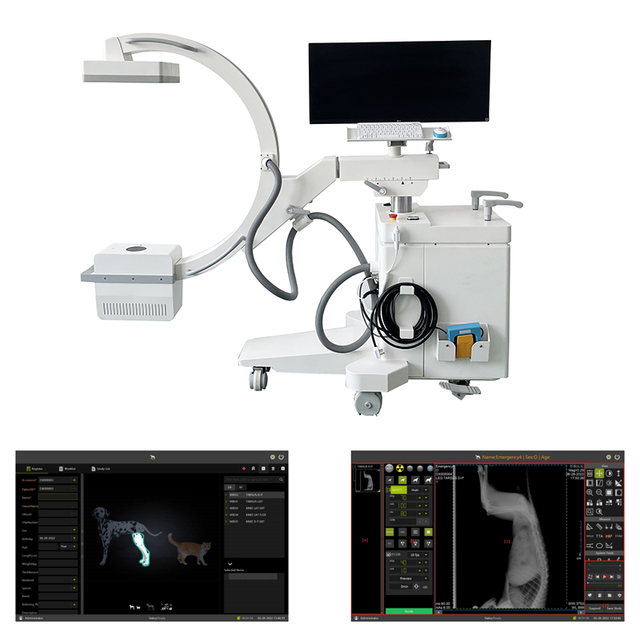 IN-5KW-P  Vet Tablet C-arm X-Ray Machine Veterinary Diagnostic Equipment for Medical Imaging Orthopedic Trauma Spine Surgery